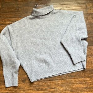 - Zara Blue Turtleneck sweater